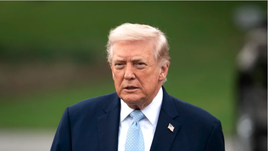 President Donald Trump departs the White House on March 20, 2026. (Madalina Kilroy/The Epoch Times)