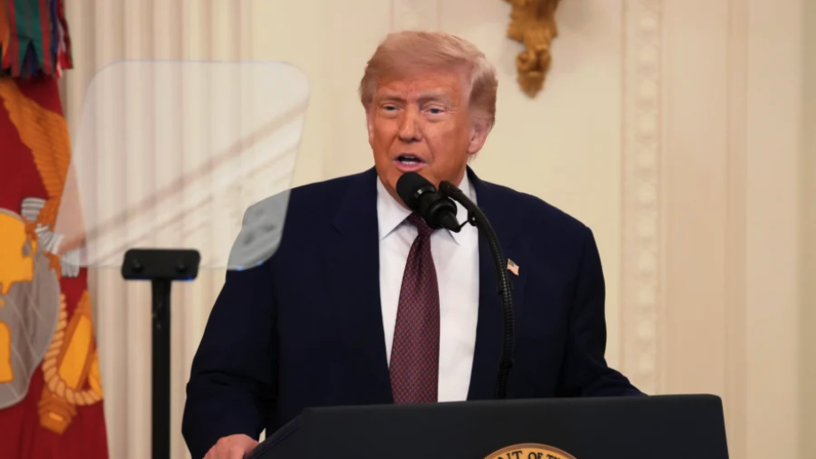 President Donald Trump speaks during an event in the East Room of the White House on June 18, 2026. (Andrew Harnik/Getty Images)